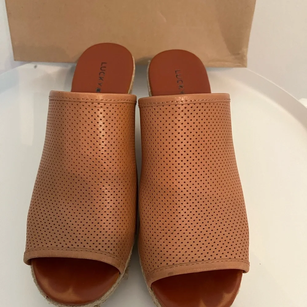 Lucky Brand Mackyla clay/ligth Montana wedges - Picture 4 of 10